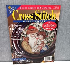 Cross Stitch & Needlework Magazine December 1998 Christmas Holiday Decor Project
